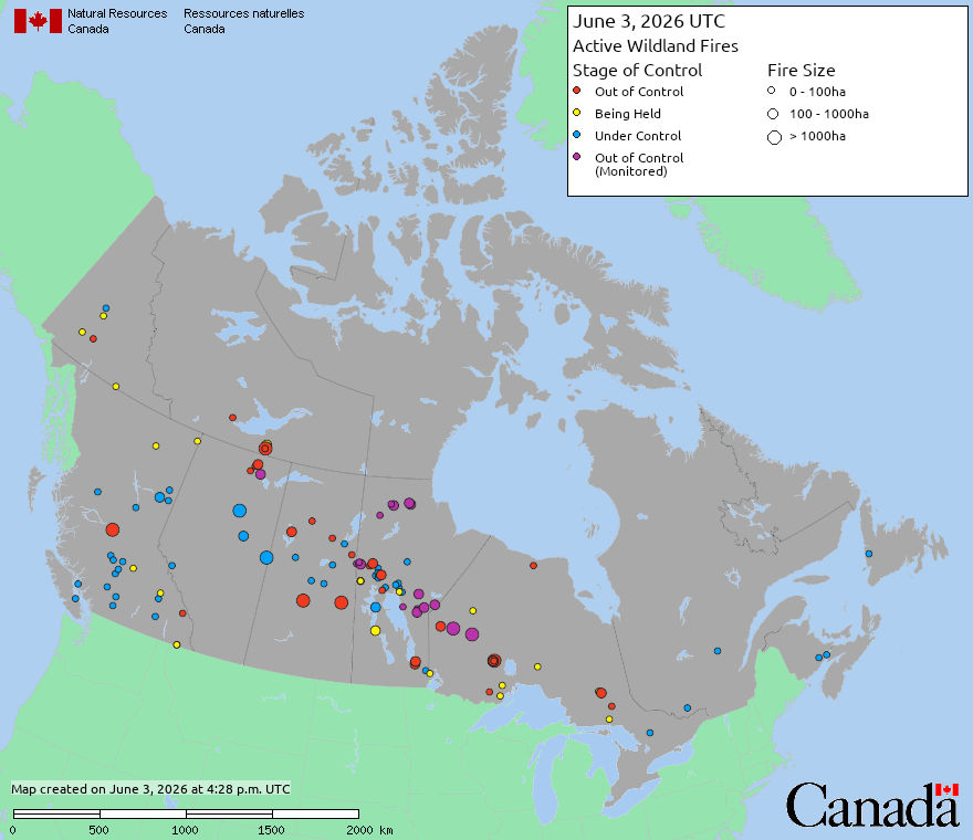 Canadian Wildland Fire Information System
